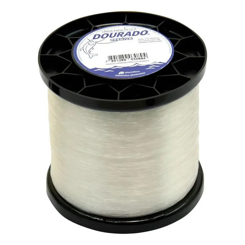 Linha Pesca Mazzaferro Dourado 250g: Resiste - 0.20mm Branco