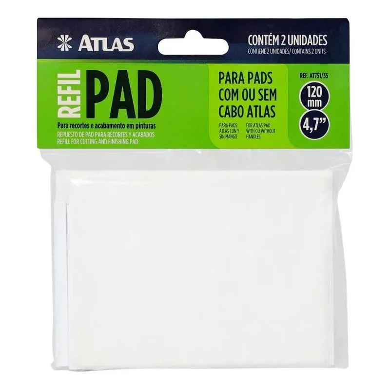 5x Refil Pad Para Recorte De Pintura E Acabamento Atlas