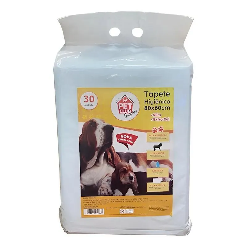 Tapete Higiénico Super Absorvente 80x60 Para Animais De Esti