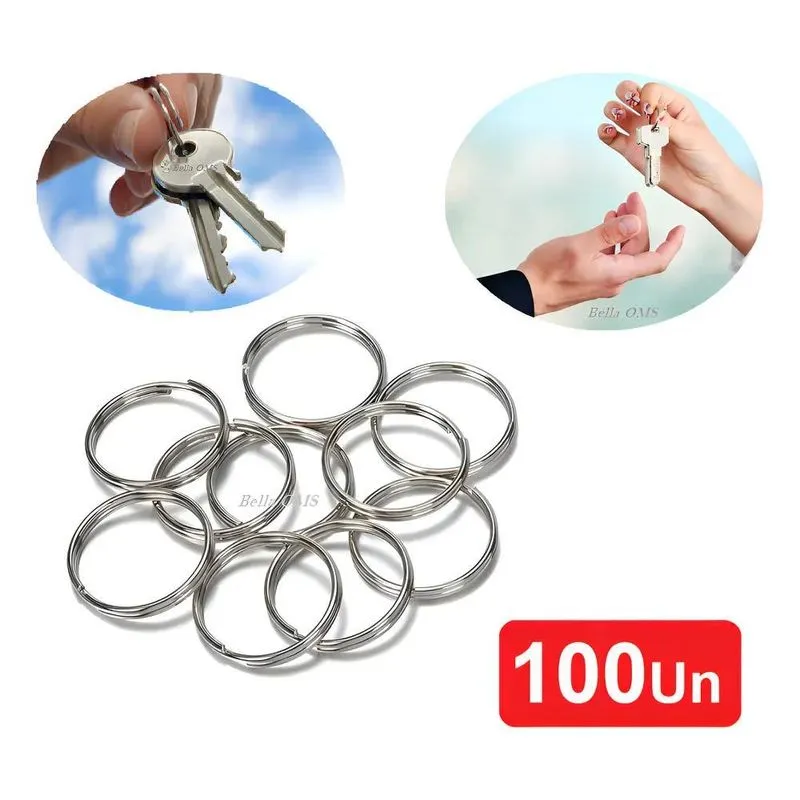 100 Argola De Chaveiro Ou Chave - 22mm Menor Preço D