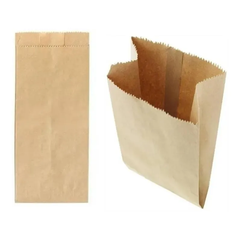 3x Saquinho Marrom Pardo Papel Kraft 0.5kg -500 Unidades