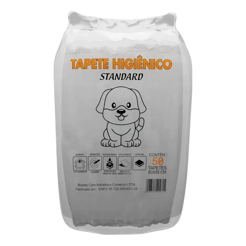 Tapete Higiênico Standard Profissional 50 Unidades - 1 Linh