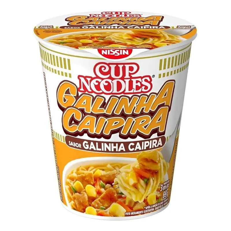 Macarrão Instantâneo Galinha Caipira Cup Noodles Copo 69g