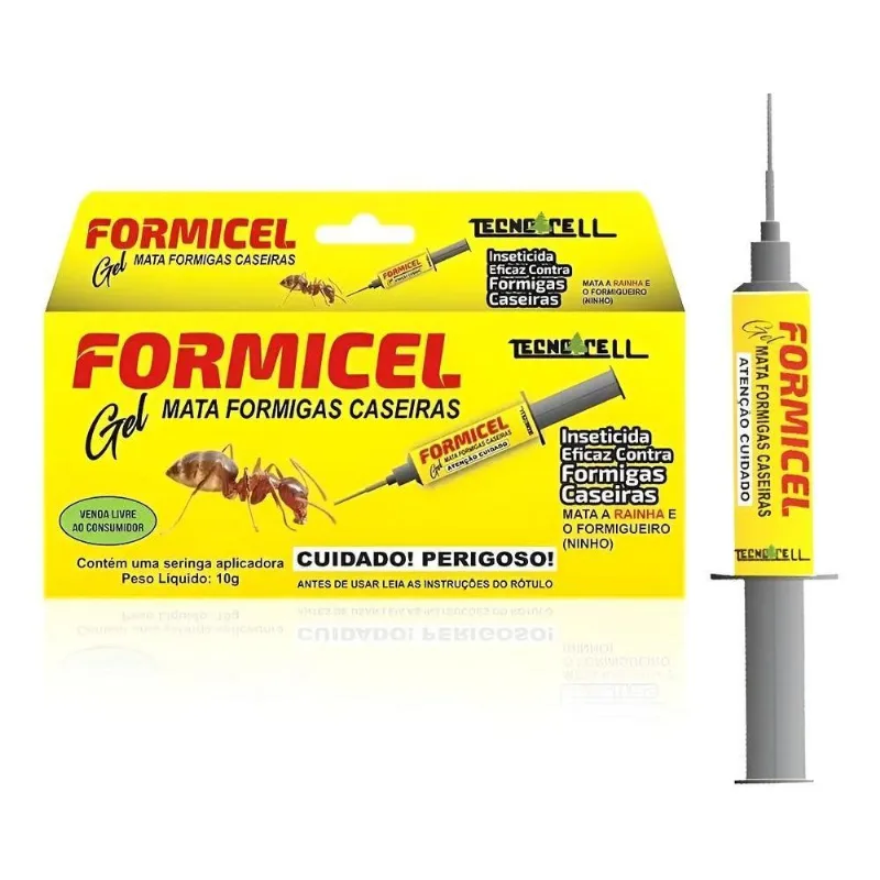 Gel Mata Formigas Caseiras Tecnocell Formicel 10g