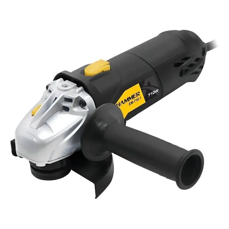 Esmerilhadeira Angular Hammer Em-710-1 Preto 710 W + Acessór