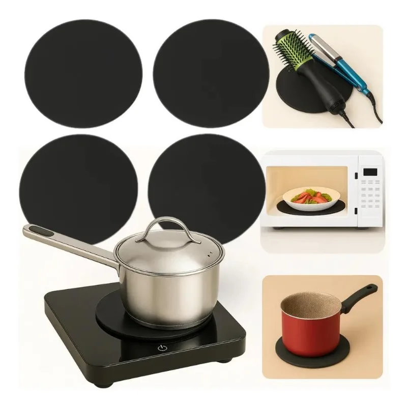 3x Kit 4 Protetores De Silicone Fogão Indução Anti-impacto