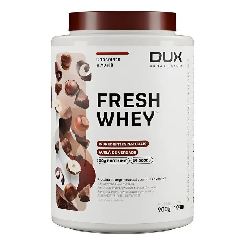 Fresh Whey Chocolate E Avelã Sabor Chocolate Belga E Avelã