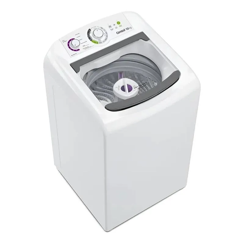 Máquina De Lavar Consul Cwh12bb Branca 12kg Com Dosagem Econ