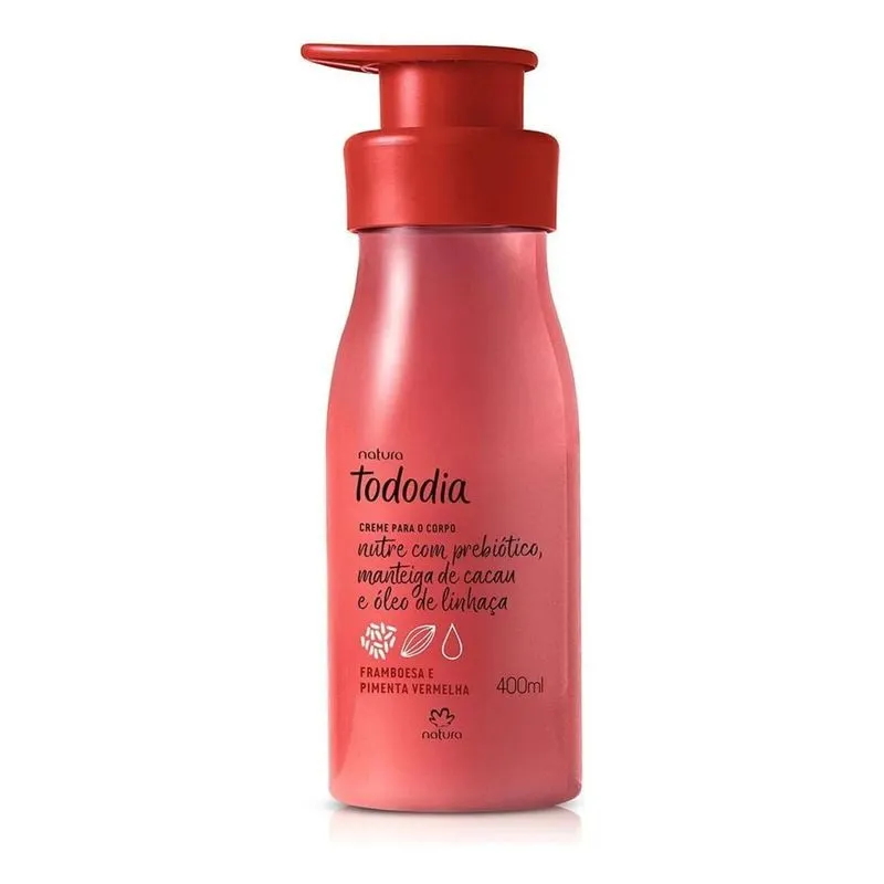 5x Natura Tododia Hidratante Framboesa E Pimenta Vermelha 40