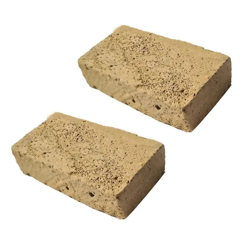 2x 2 Pedras Pomes Natural Lava Lixa E Amacia Os Pés E O Corp