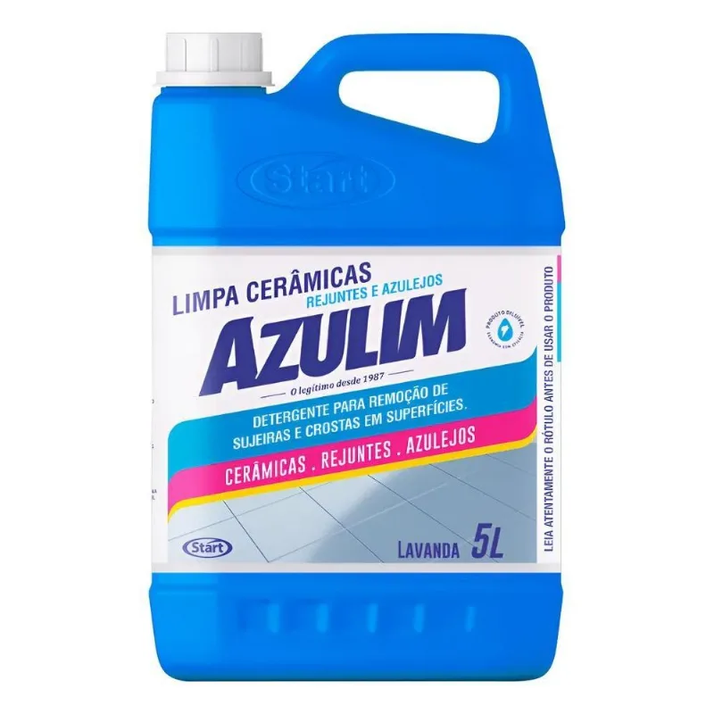 Limpa Cerâmica/ Azulejo/ Rejunte Azulim 5 L Limpeza Pesada