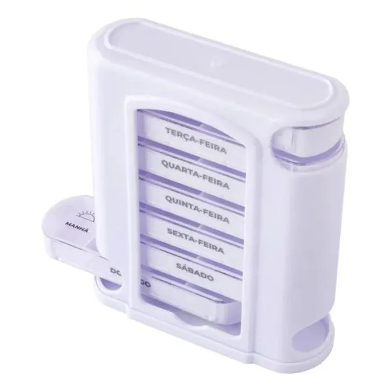 Porta Comprimidos Compacto Organizador Remédios Suplementos
