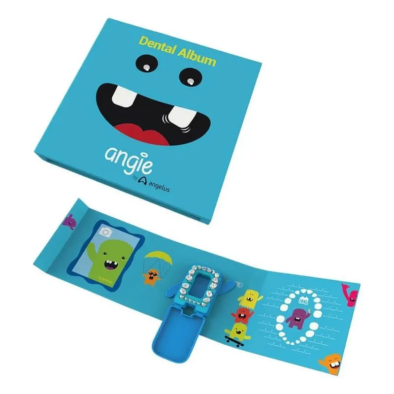 2x Dental Album Angie Porta Dentes Dentinhos + Album Recorda