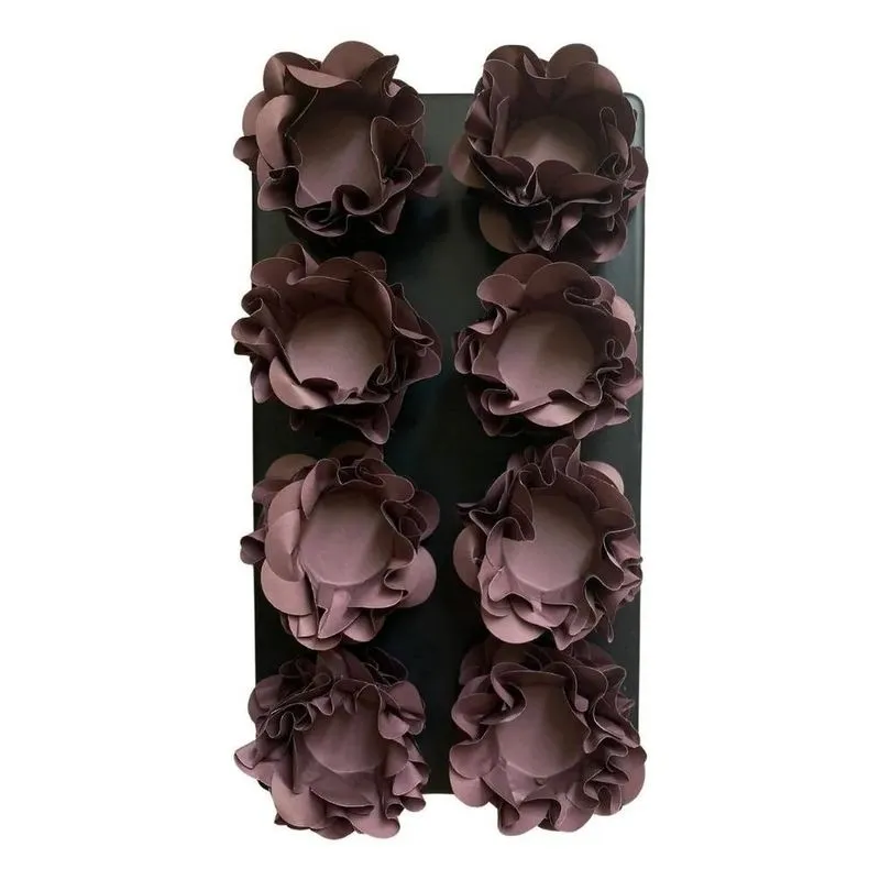 Forminhas Flor Luxo 80 Unidades: Casamento, Aniv - Terracota