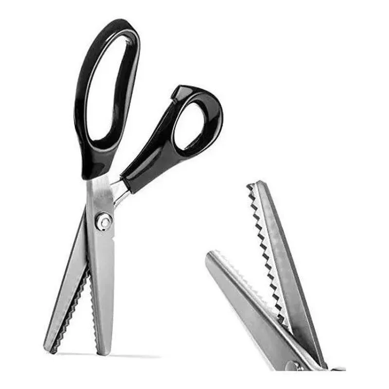 3x Tesoura De Picotar Corte Profissional Zig Zag - Artesanat
