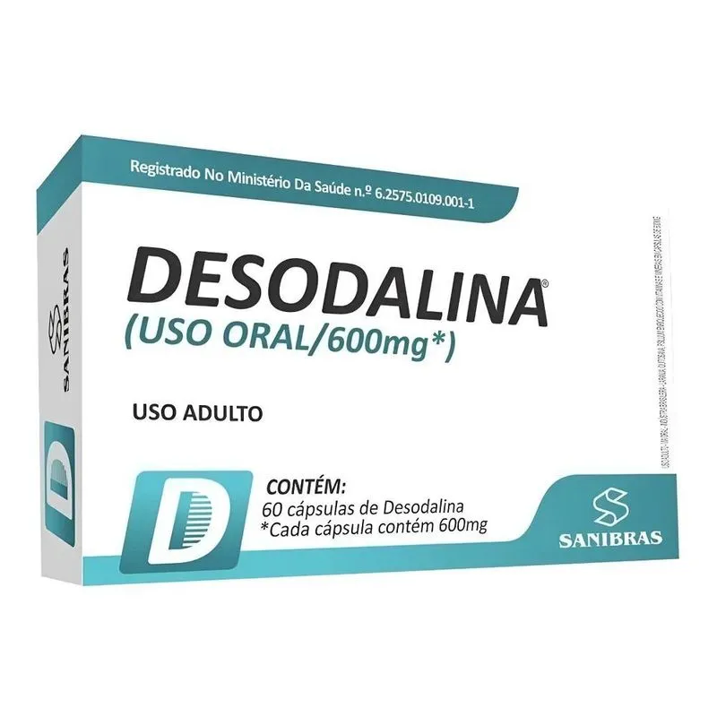 Desodalina Uso Oral 60 Cápsulas - Sanibras