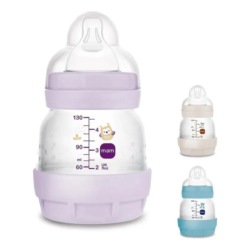 10x Mamadeira Mam Easy Start 130ml Com Bico Nº0 0 Mês