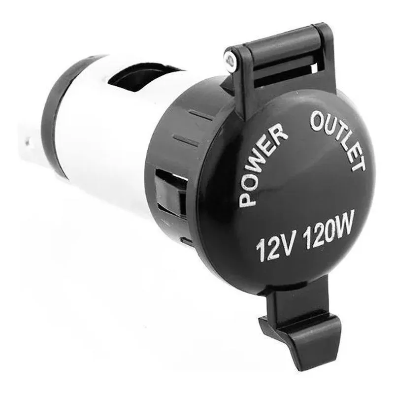 10x Tomada Automotiva Auxiliar 12v Carro Barco Moto Univers