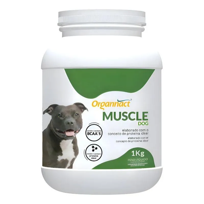 Suplemento Muscle Dog Organnact Para Massa Muscular - 1 Kg