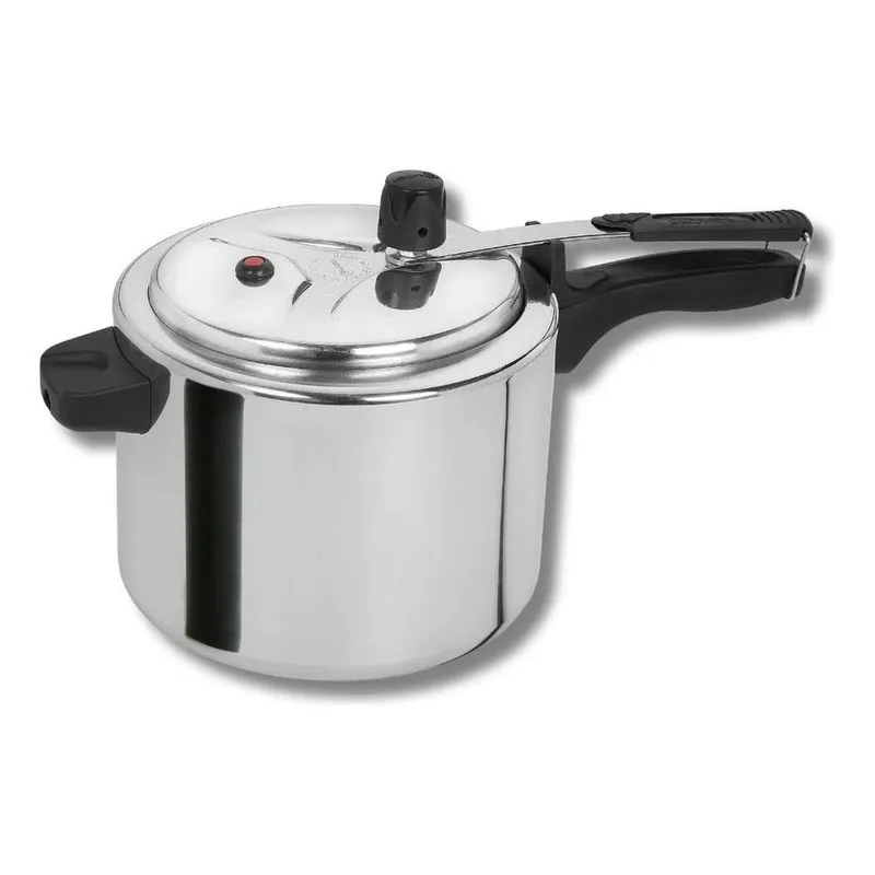 10x Panela De Pressao 4,5 Litros Polida Fortlar Cor Cinza