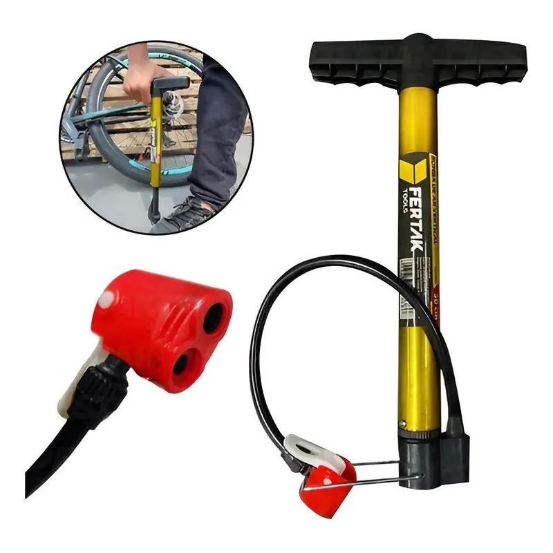 Bomba De Encher Pneu De Bicicleta Bomba Bike Portátil Fertak
