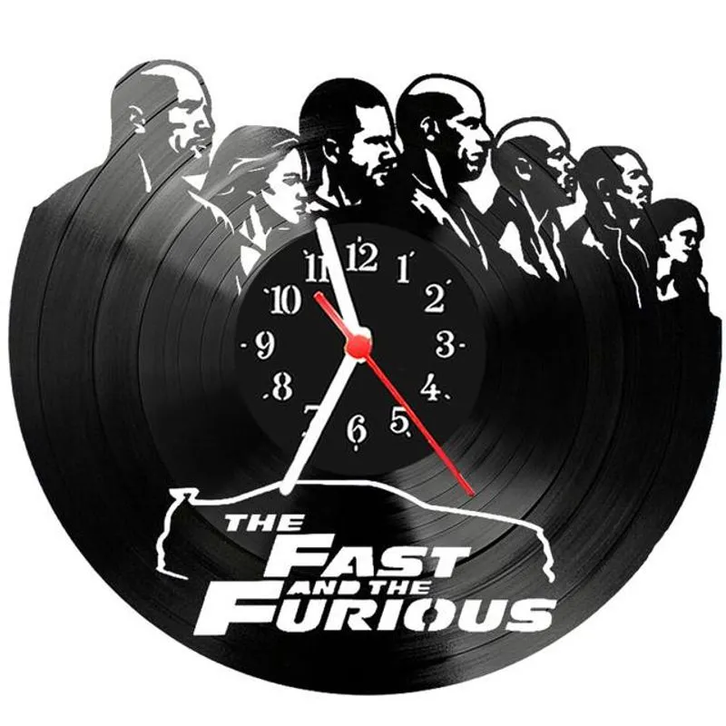 Relógio Parede Vinil Lp Ou Mdf Velozes E Furiosos