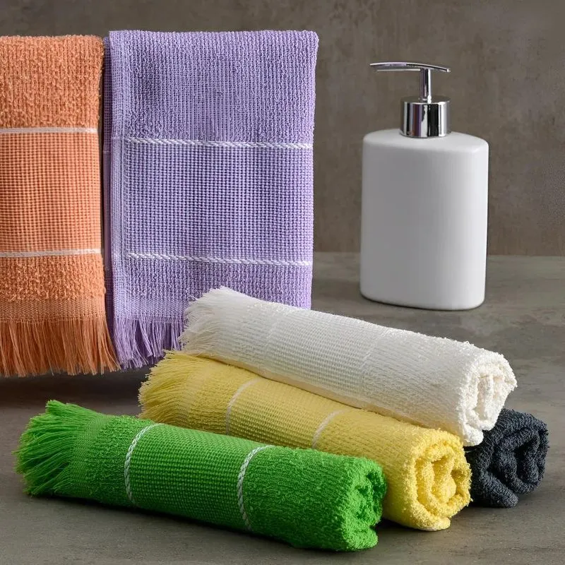 Kit C/10 Toalhinhas Escolar De Mão Social Para Bordar Bebe C