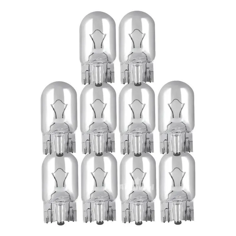 10 Lâmpadas Pingo T10 5w5 12v Lanterna Farolete Teto Placa