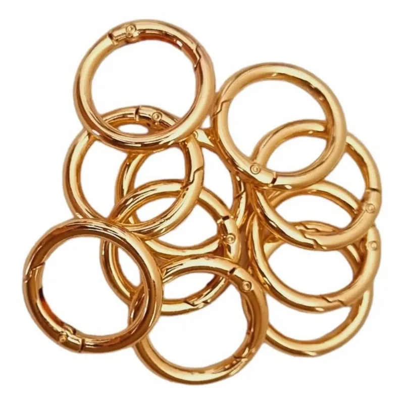 Argola Mosq. Articulada Dourada 3,5cm C/10 (linha Economica)