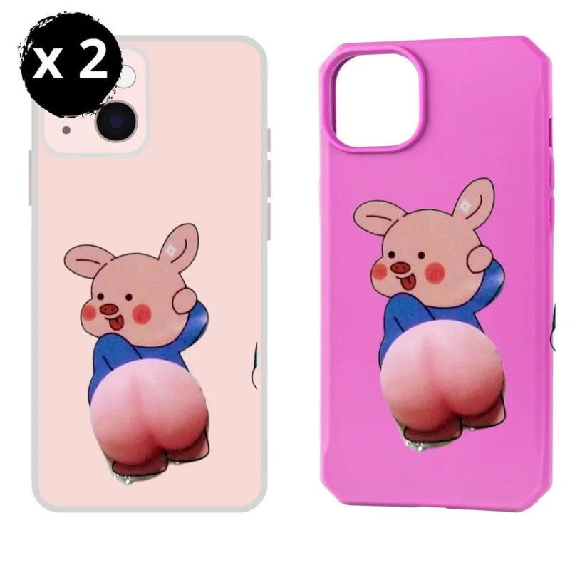 Adesivo Capinha De Celular Bundinhas Anti-Impacto Com 2