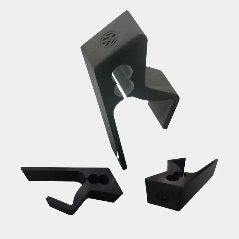5x Suporte Para Apoio Encosto De Braço Vw Polo Nivus Virtus