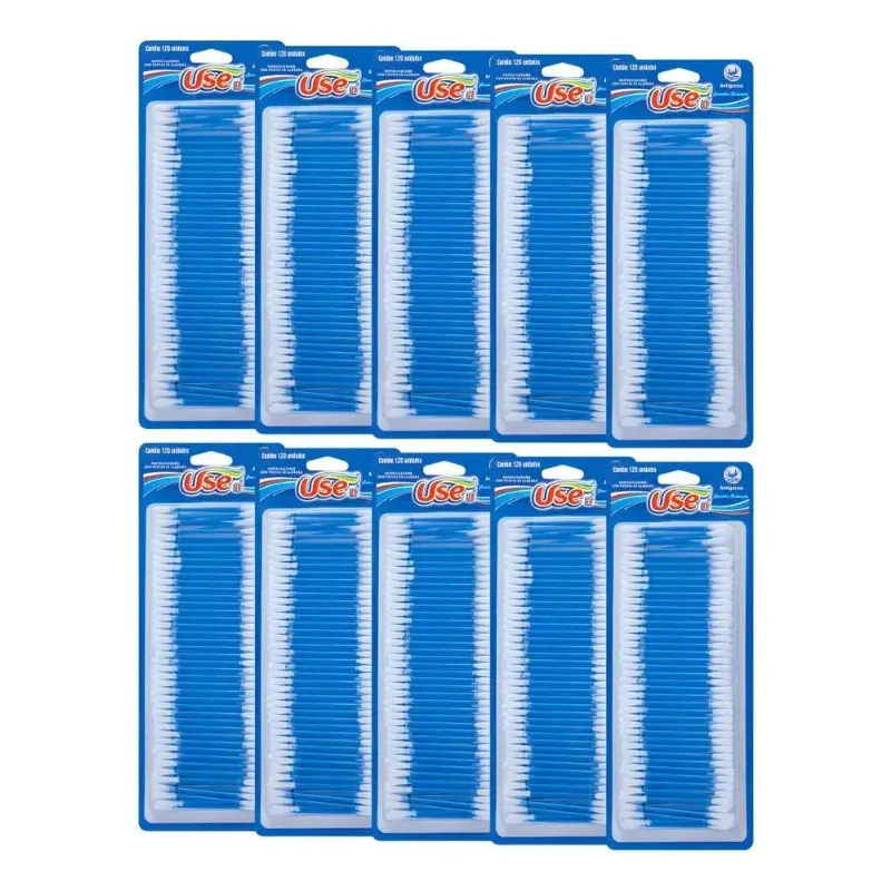 Hastes Flexíveis Cotonetes Kit Com 1200 Unidades Use It Atac