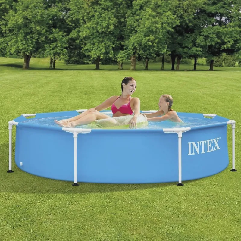 Piscina Tubular Metal Redonda 1.828 L 244Cm X 51Cm Intex