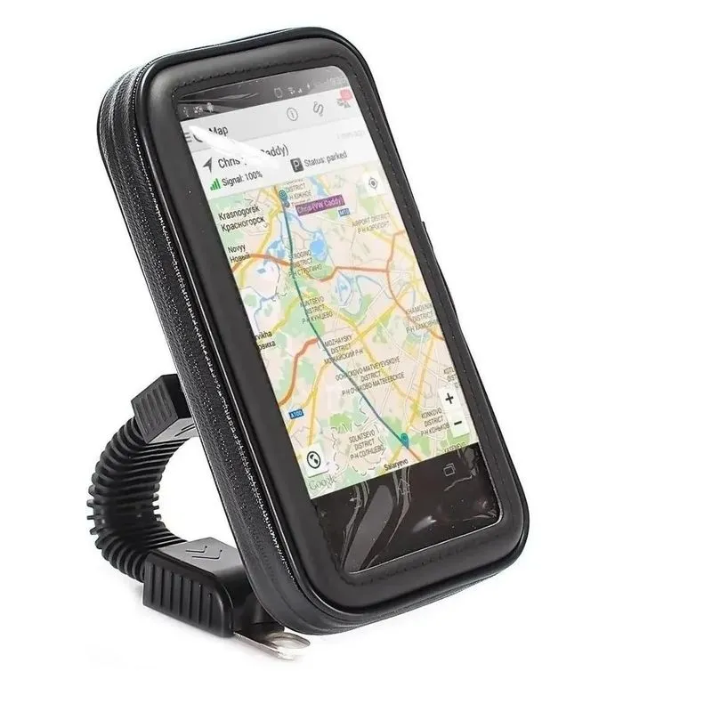 Suporte Celular Com Case Carrega Smartphone Usb Moto