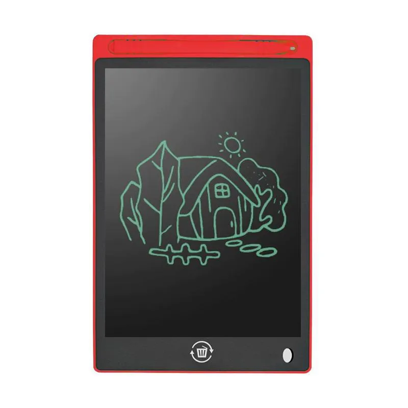 Lousa Mágica Digital Lcd Para Escrever E Desenhar Vermelho