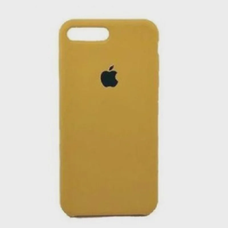 Capinha Case De Celular Silicone Iphone 7 E 8 Mostarda
