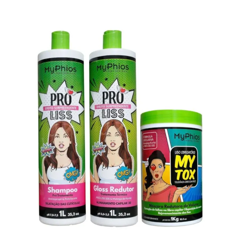 Kit Progressiva Proliss 1l + Botox Mytox 1kg - Myphios