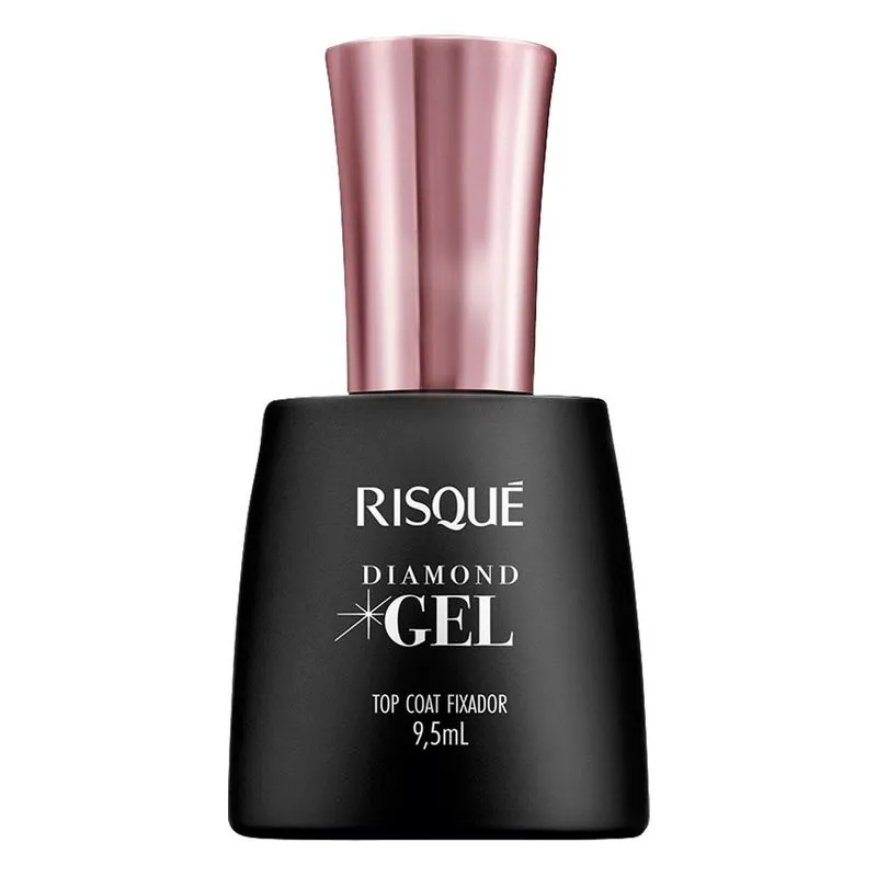 Top Coat Fixador Risqué Diamond Gel Cremoso 9,5ml