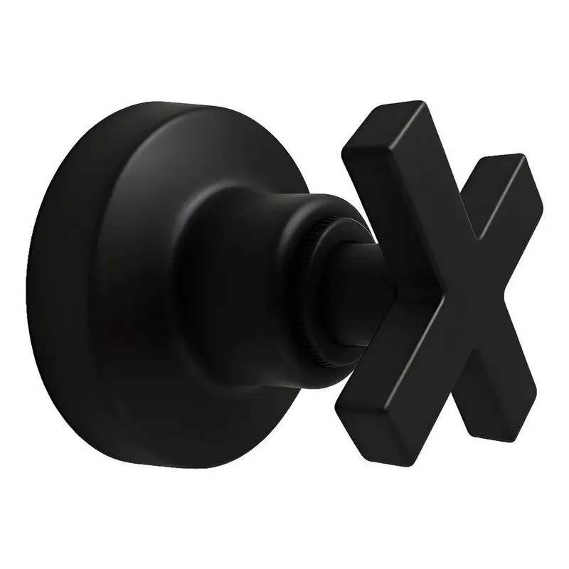 3x Acabamento Preto Cruzeta Registro Estria Deca 3/4 Metal L