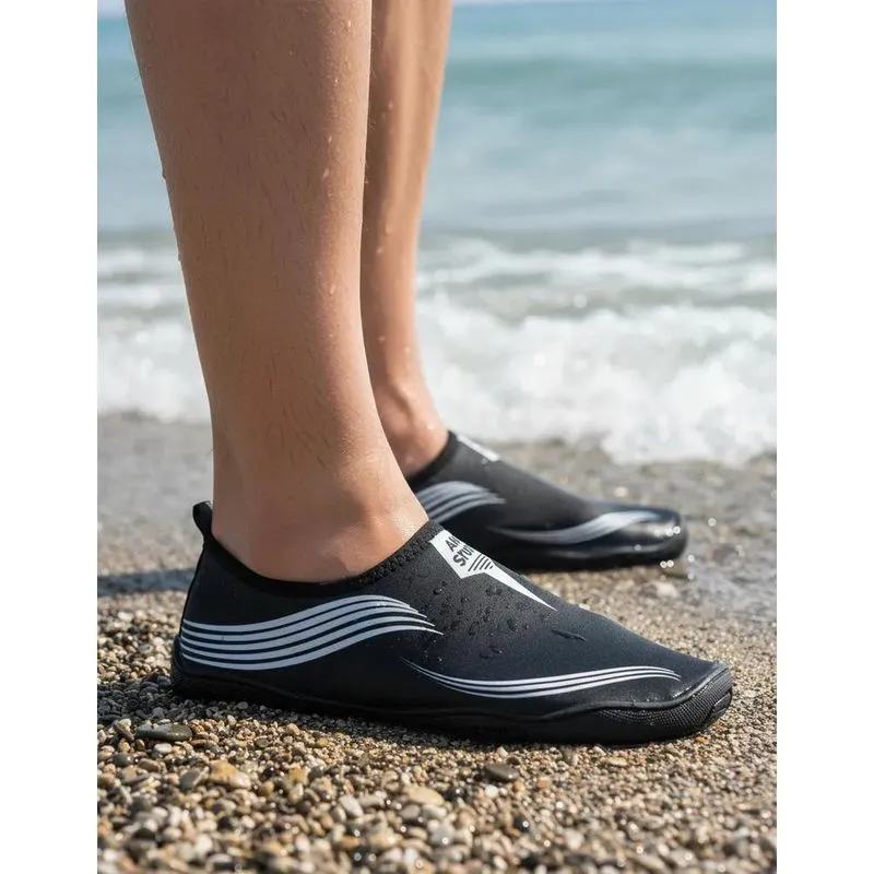 Sapatilha Neoprene Aquatica Tenis Hibrido Vers Preto - Pink