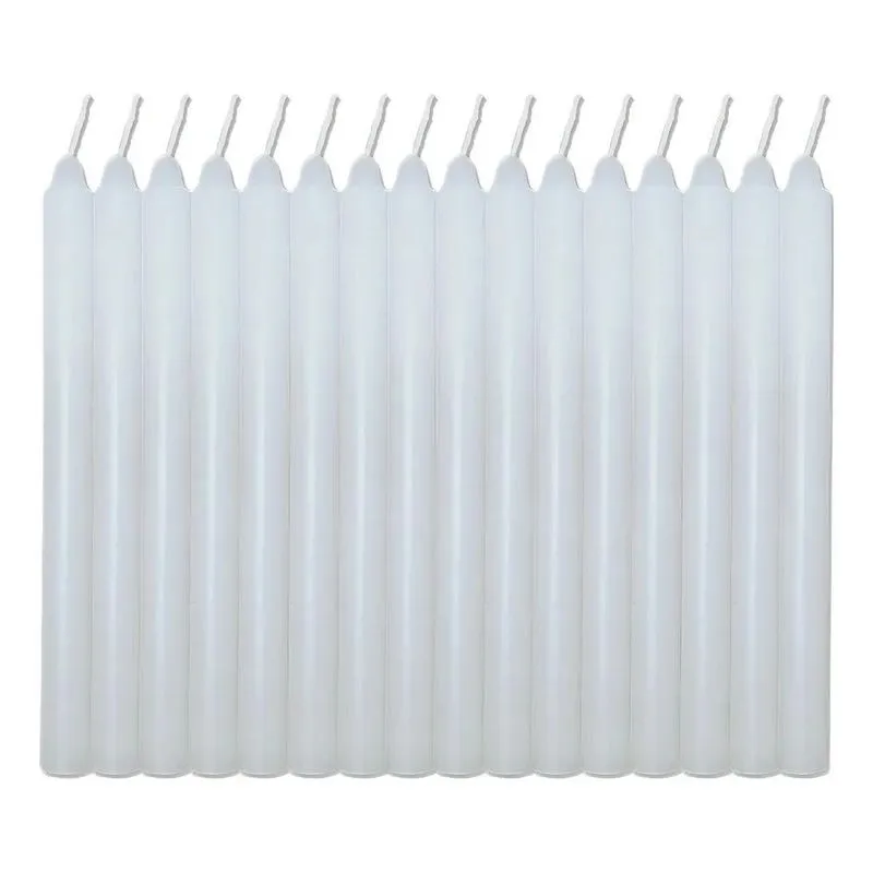 2x Velas Palito Brancas 18,5cm 1 Kg