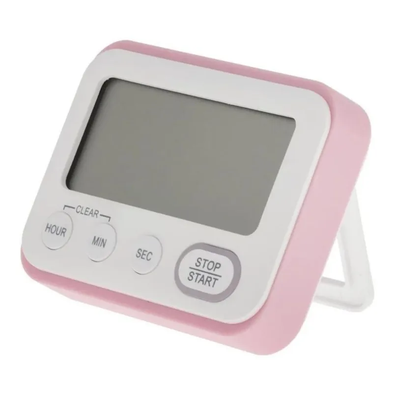 Temporizador E Relogio Timer Despertador Lcd Digital