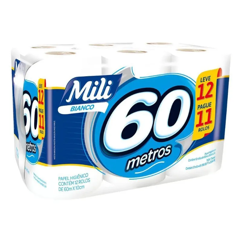 Mili Folha Simples 60 Metros - Kit - 12 - 1 - Folha Simples