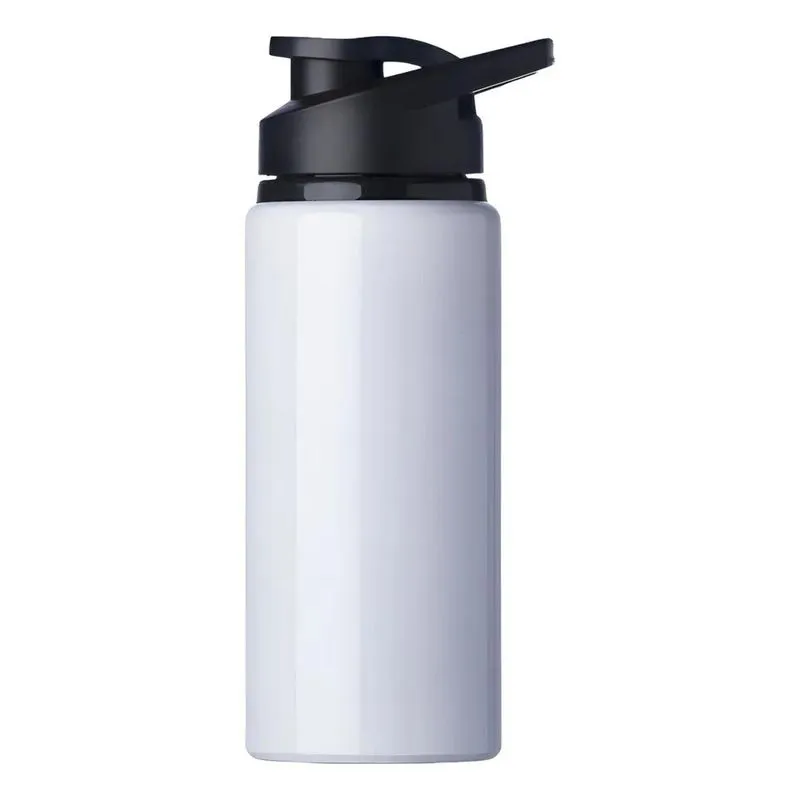 Garrafa Alumínio 600ml Fitness Academia Hidratação - Branco