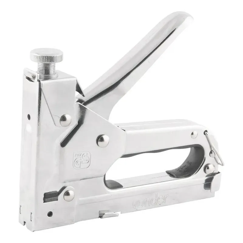 10x Grampeador Tapeceiro Pinador Vonder 600 Grampos Profiss