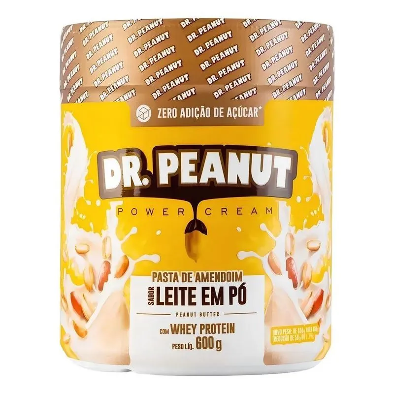 5x Pasta De Amendoim Dr Peanut Novos Sabores Whey Gourmet 60