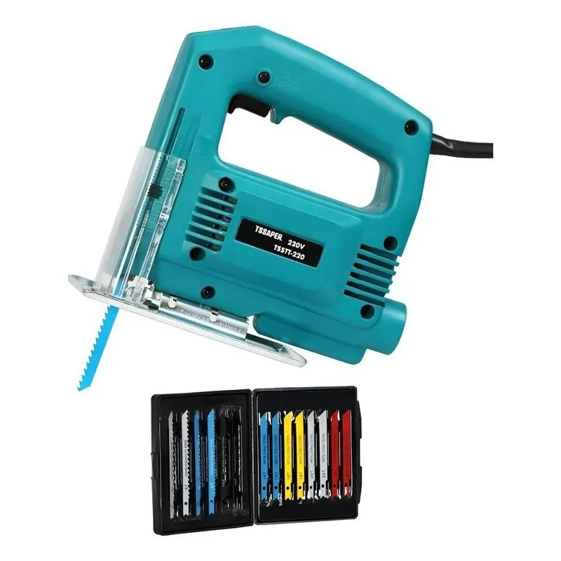 Serra Tico-Tico 500W Potente Com 14 Lâminas Madeira E - 110V