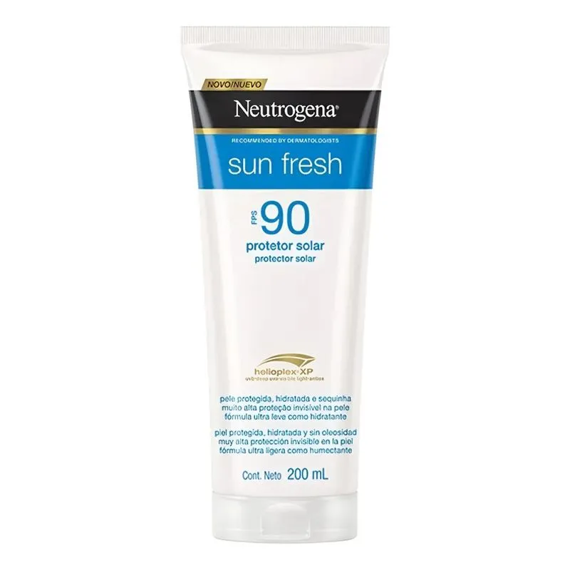 Protetor Solar Fps 90 Sun Fresh 200ml Neutrogena