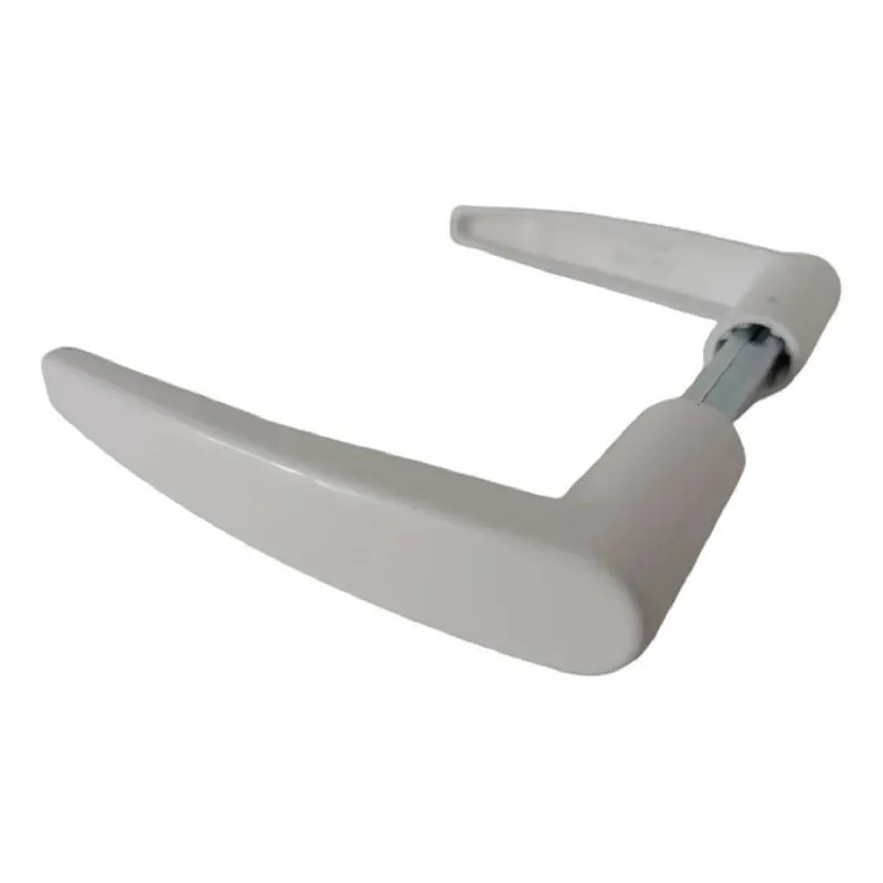 10x Maçaneta Branca Para Porta Tamanho Universal Stam Modelo