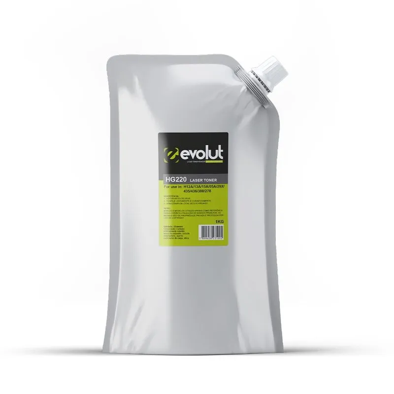 Refil de Toner Evolut HG220 CF283a M125 M127FN M127FW M201 M225 1Kg